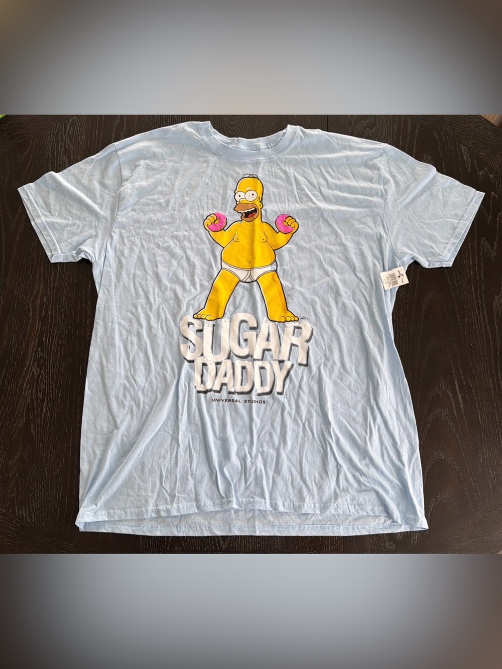 Universal Studios The Simpsons Homer Sugar Daddy 100% Cotton T Shirt 2XL